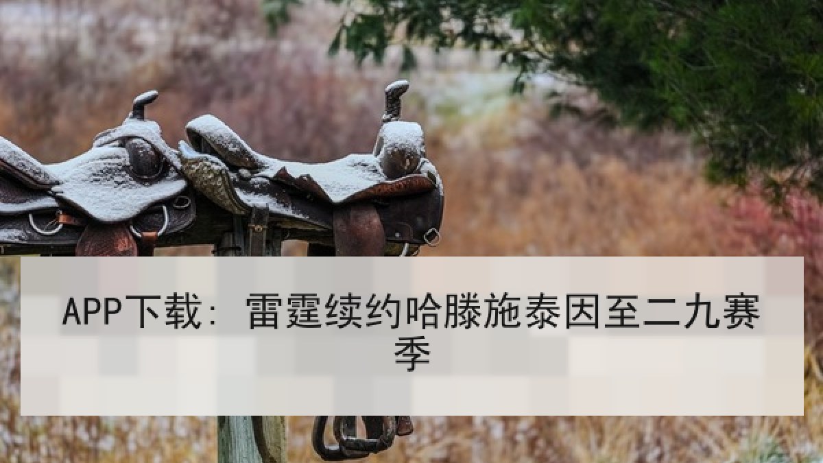 APP下载: 雷霆续约哈滕施泰因至二九赛季 APP下载: 雷霆续约哈滕施泰因至二九赛季